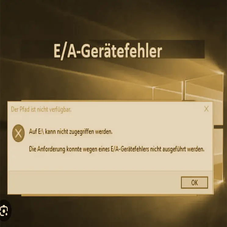 Datenrettung bei E/A Fehler