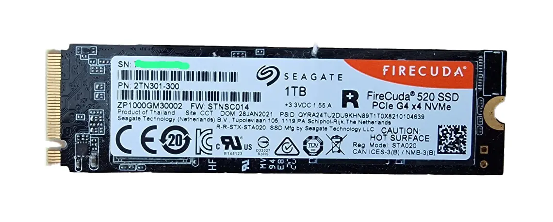 Datenrettung von Seagate Firecuda SSD