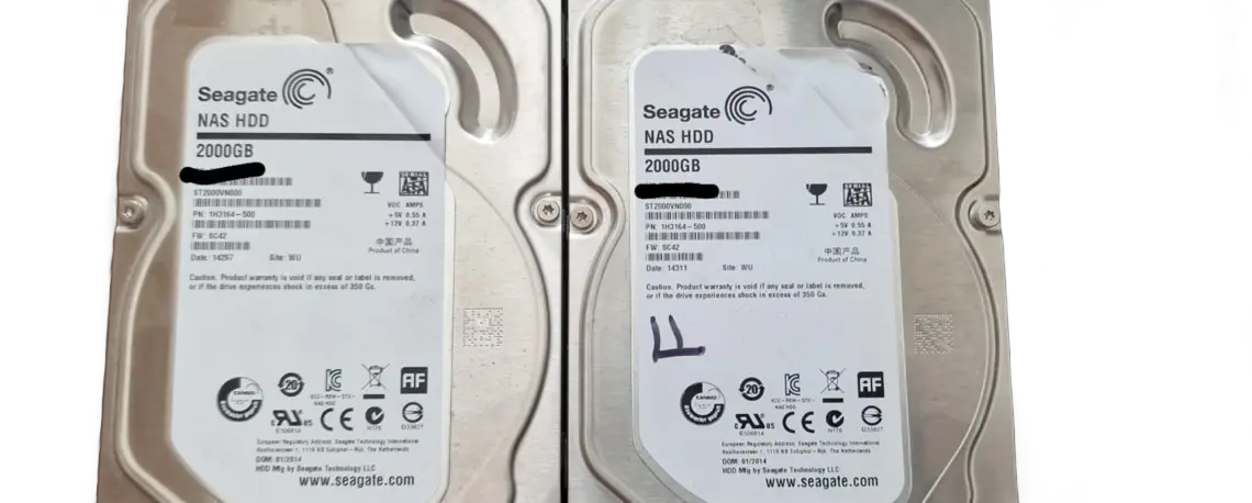 Reparatur von RAID mit 2 Seagate Festplatten